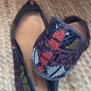 Rampage embroidered flats